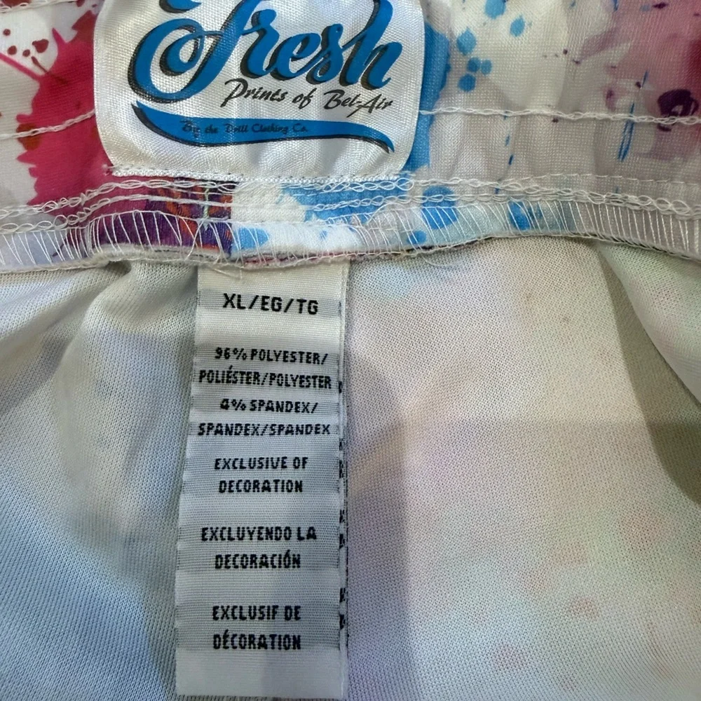 Fresh Prince of Bel Air The Drill Clothing Men's Multicolor Print Shorts XL - Picture 4 of 5